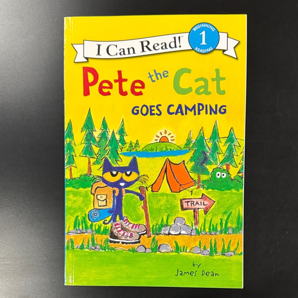 Pete the Cat Goes Camping - An I Can Read Softcover Children’s Book